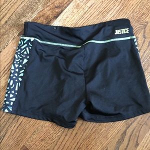 Booty shorts and a crop top/sports bra bundle